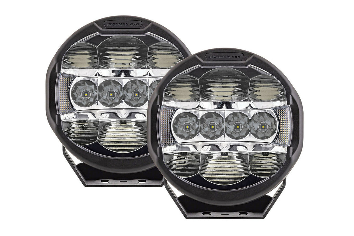 Ironman 4x4 - 9" Scope Driving Lights with the spot beam option. - IDL0901S