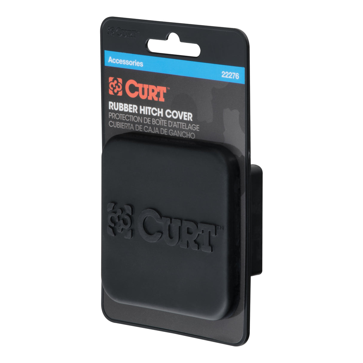 Curt - 2" Rubber Hitch Tube Cover (Packaged) - 22276