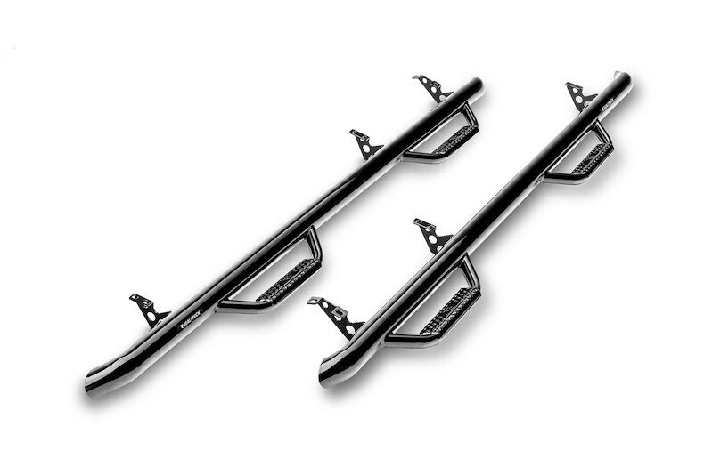 N-FAB - Nerf Step Bar Cab Length; Black Powder Coated; 3 In. Tube; - C0180CC