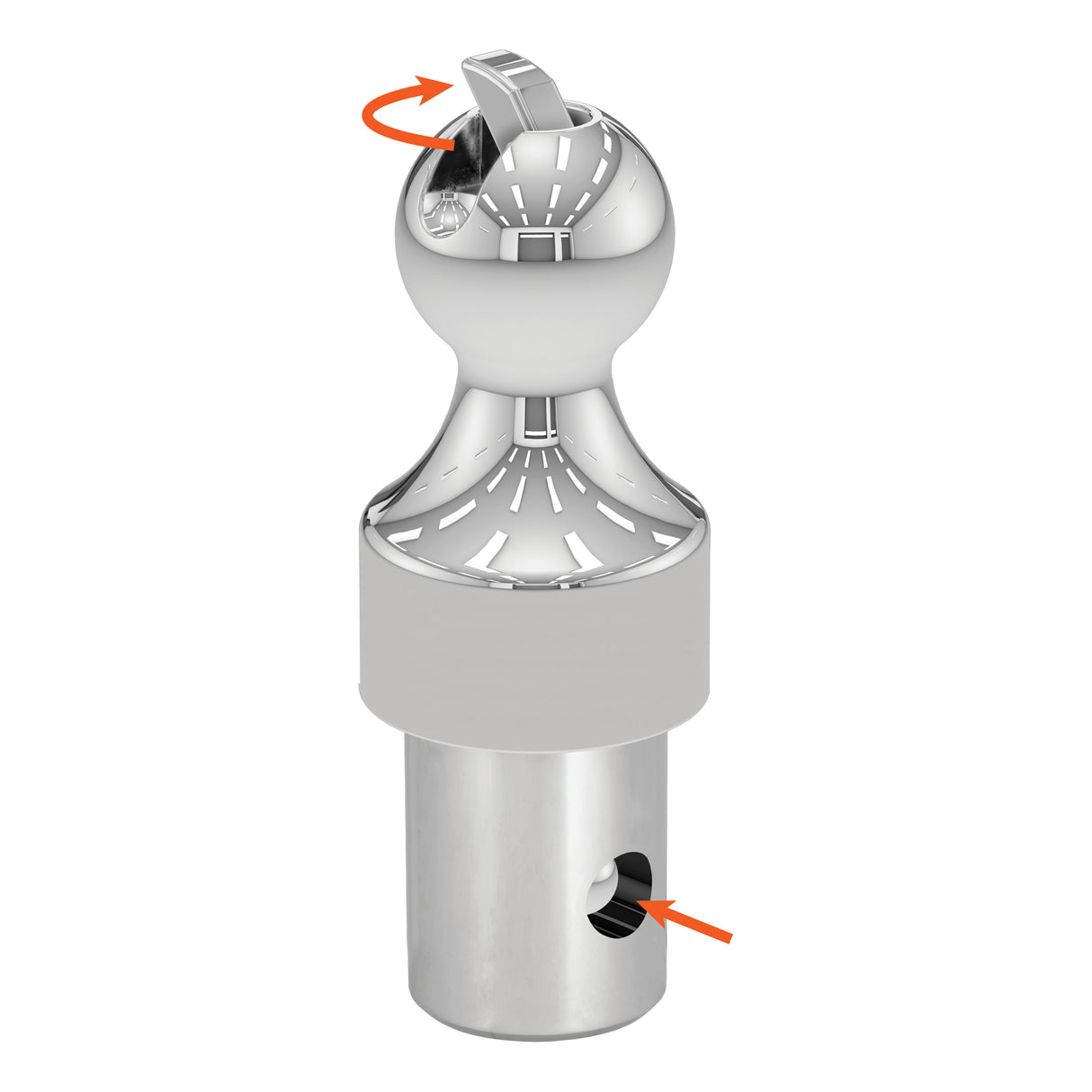 Curt - OEM Puck System 2-5/16" Gooseneck Ball, Chevrolet, Ford, GMC, Nissan, Ram (30K) - 60629