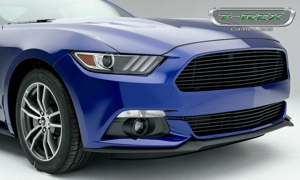 T-Rex Grilles - 1 Pc Horizontal Aluminum Laser Billet Bumper Grille Overlay - 6225301