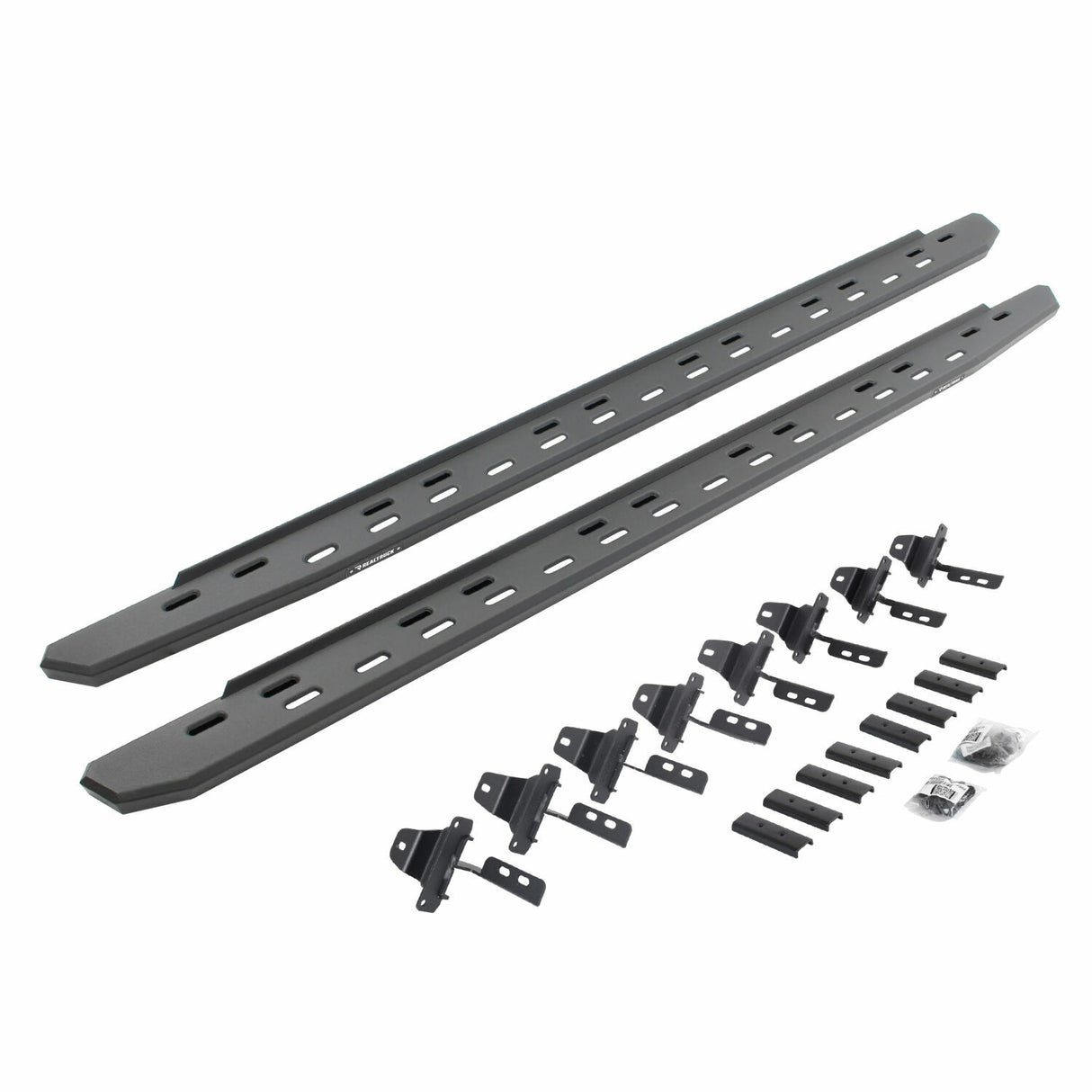 Go Rhino 69651687SPC - RB30 Slim Line Running Boards with Mounting Bracket Kit - Textured Black