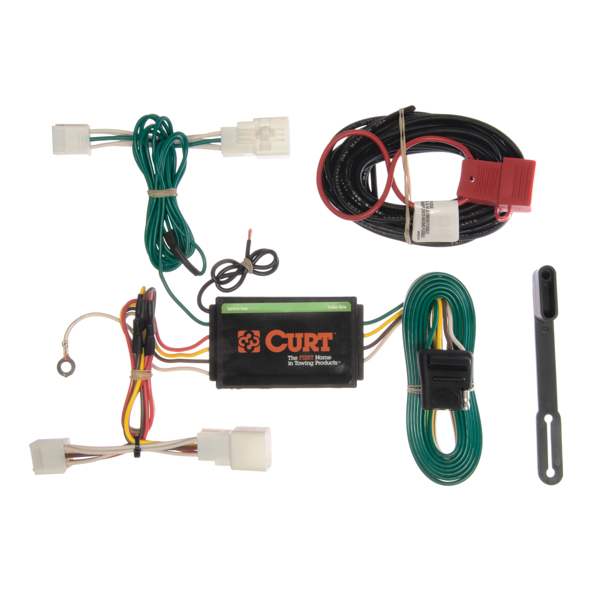 Curt - Custom Wiring, 4-Way Flat Output, Select Lexus IS F, IS200t, IS250, IS300, IS350 - 56142