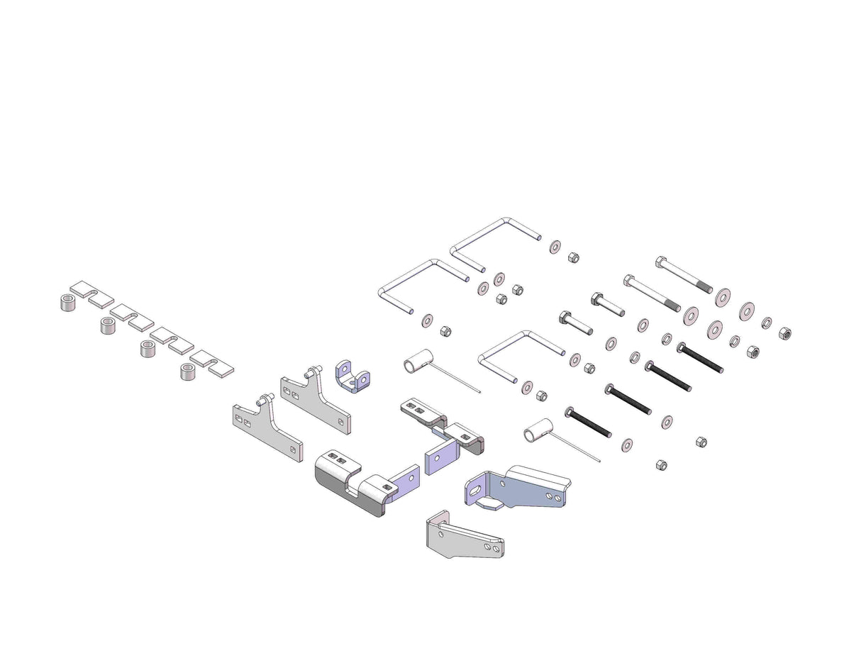 Husky Towing 31413 Bracket Clamp-On No Drilling Required