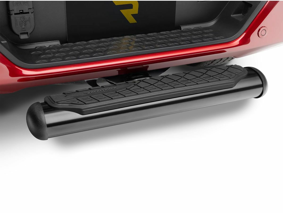 Go Rhino 460B - 4" Oval Hitch Step - Black Powdercoat