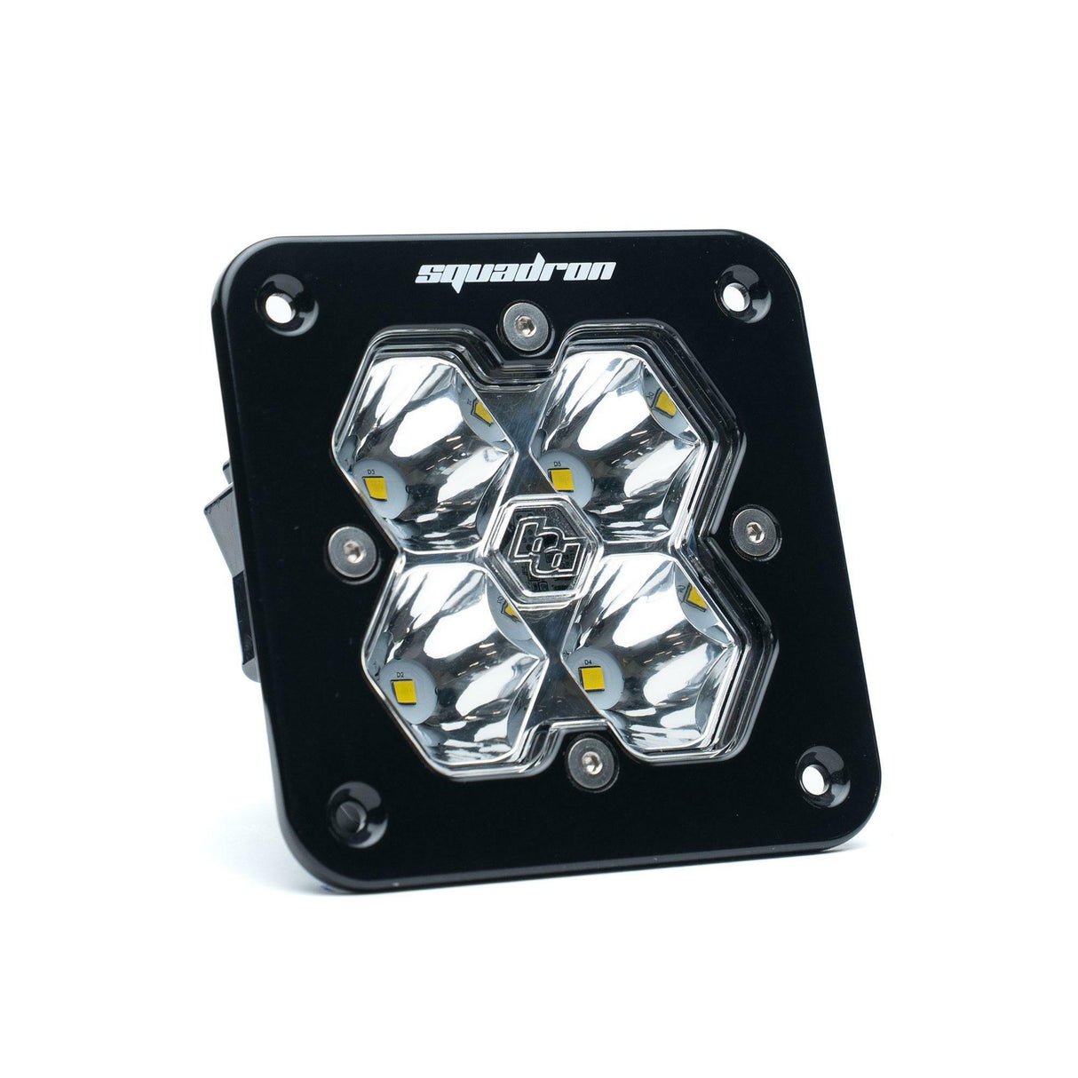 Baja Designs - 55-1001-2 Squadron 2.0 Sport Black Flush Mount LED Auxiliary Light Pod
