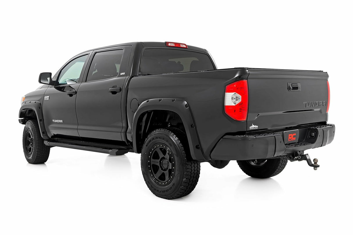 HD2 Aluminum Running Boards - Crewmax Cab - Toyota Tundra 2WD/4WD (2007-2021)