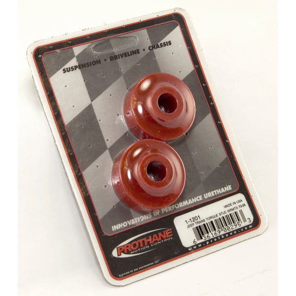 Bushing Poly Stab Pair Red; 72-95 Jeep CJ/Wrangler YJ
