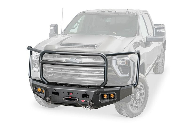 Warn - ASCENT HD BUMPER SILVERADO HD WITH FULL GUARD - 110913