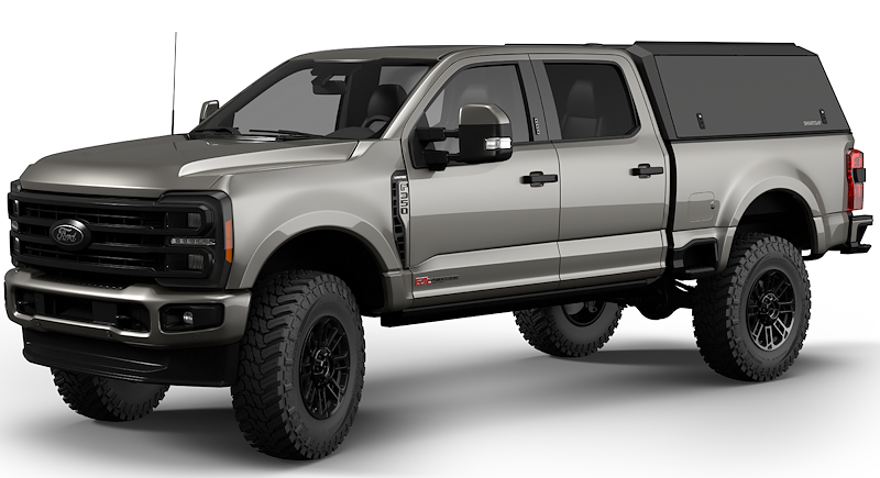 RSI SmartCap - F-250/F-350 Truck Bed Cap Edge Defender Matte Black 23-26 Ford F-250/F-350 Super Duty 6.5 Foot Standard Bed - ED0336-BN