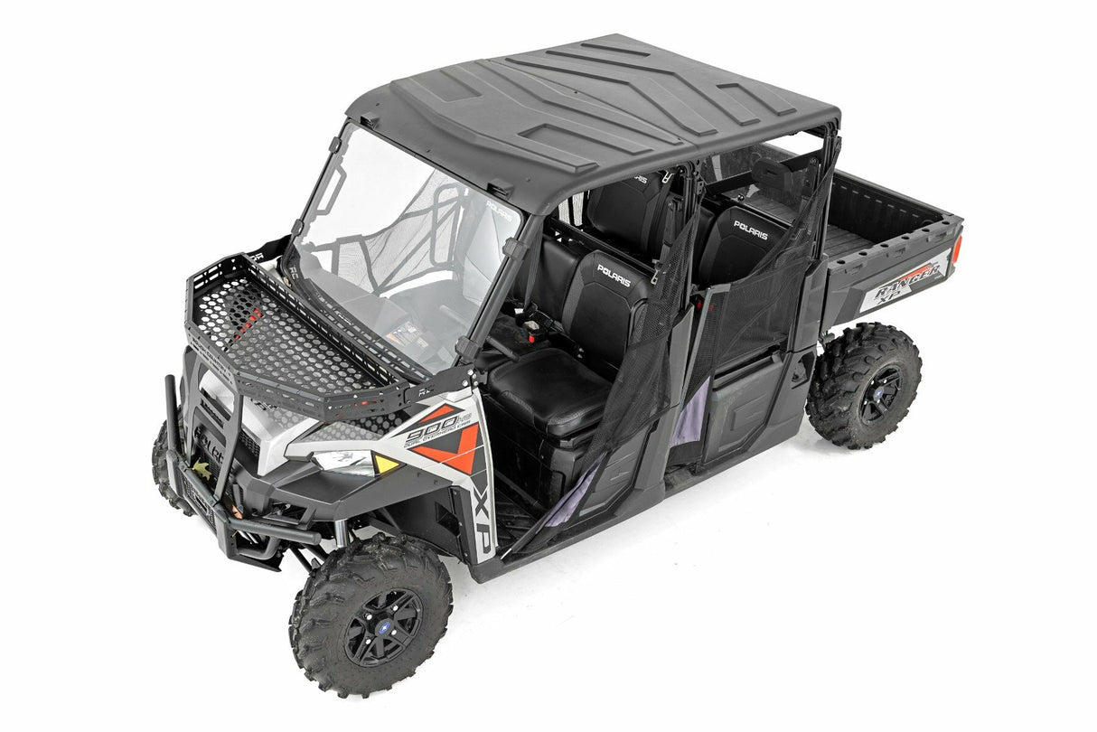 Rough Country - Front Cargo Rack - 6" Black Slimline - Polaris Ranger XP 900 Ranger XP 1000 - 93148