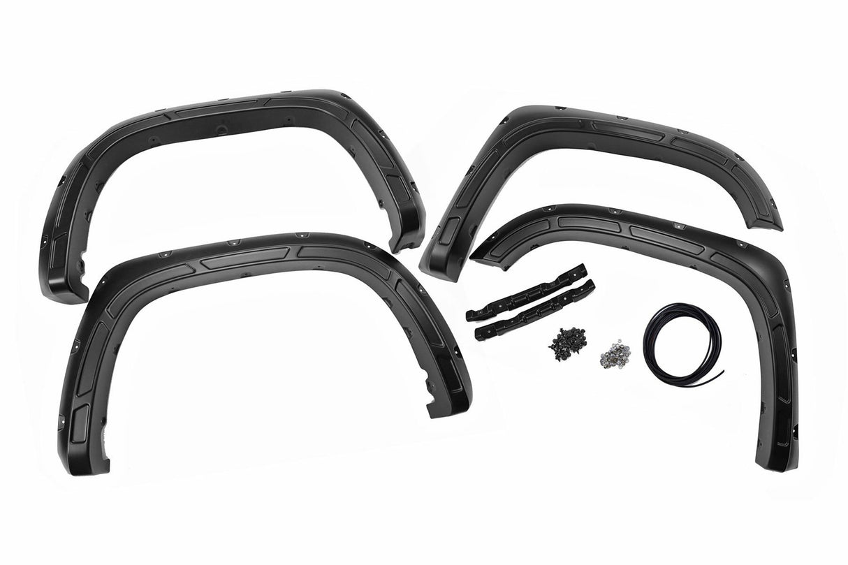 Rough Country A-T11411-1D6 Defender Pocket Fender Flares - A-T11411-1D6