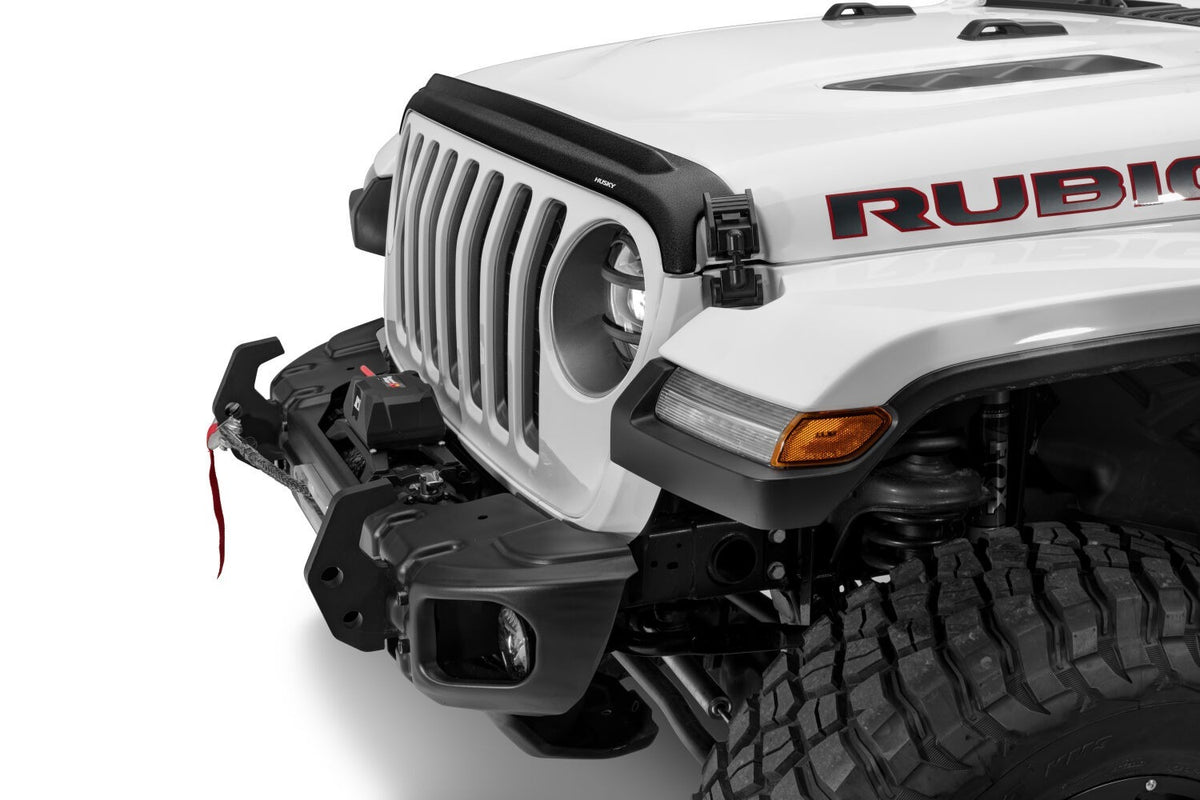 Husky Liners 2830060 Aeroskin II Hood Protector; Matte Black Low Profile