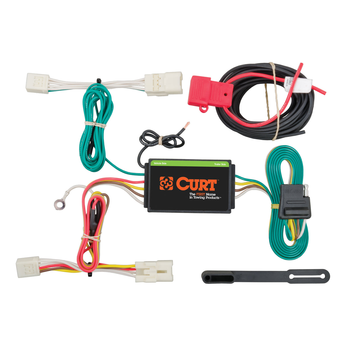 Curt - Custom Wiring Harness, 4-Way Flat Output, Select Hyundai Elantra, GT, Ioniq - 56233