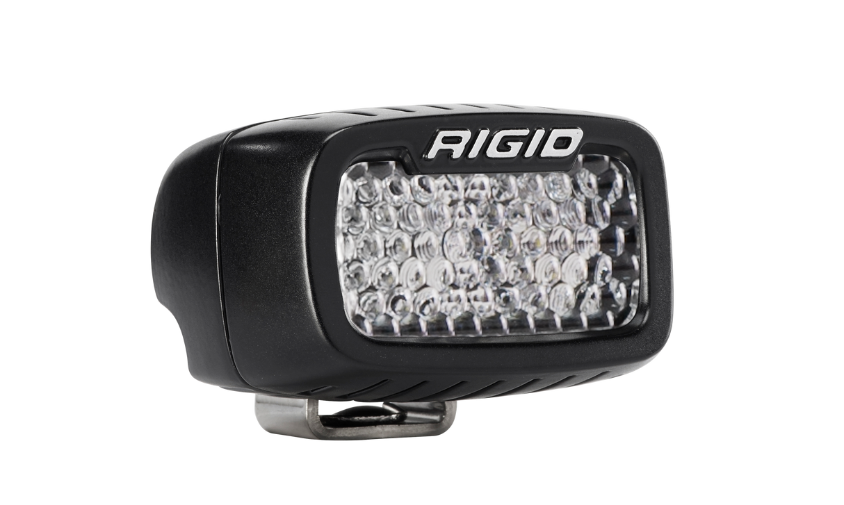 RIGID Industries - 902513 SR-M Series PRO, Flood Diffused, Surface Mount, Black Housing, Single