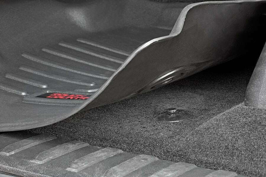 Rough Country Floor Mats - Front - Chevy GMC 1500 2500HD 3500HD (07-13) - M-2071