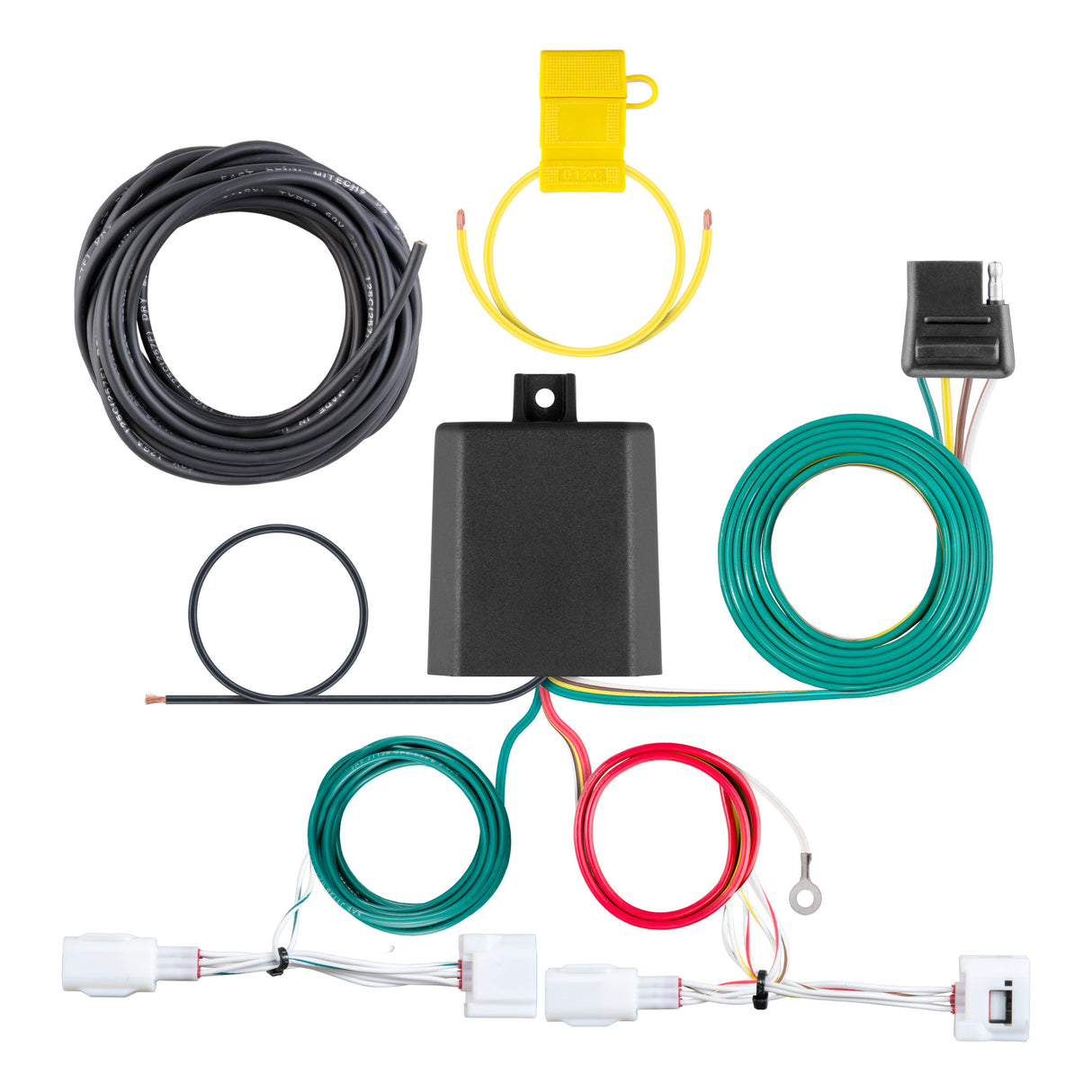 Curt - Custom Wiring Harness, 4-Way Flat Output, Select Mazda 3 - 56435