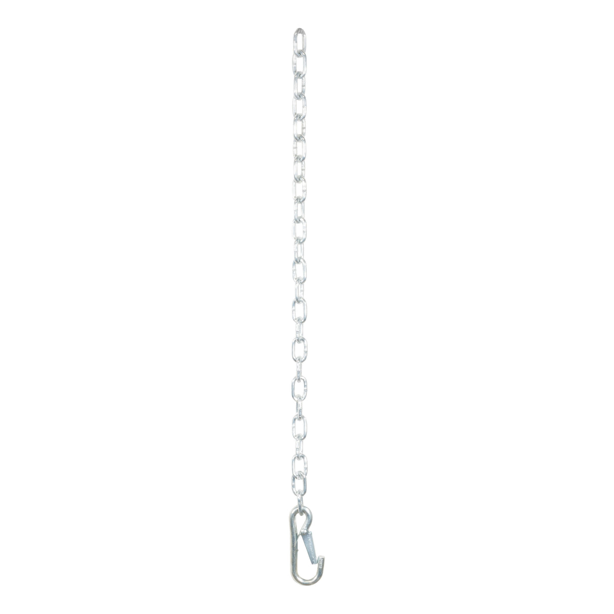 Curt - 27" Safety Chain with 1 Snap Hook (2,000 lbs, Clear Zinc) - 80312