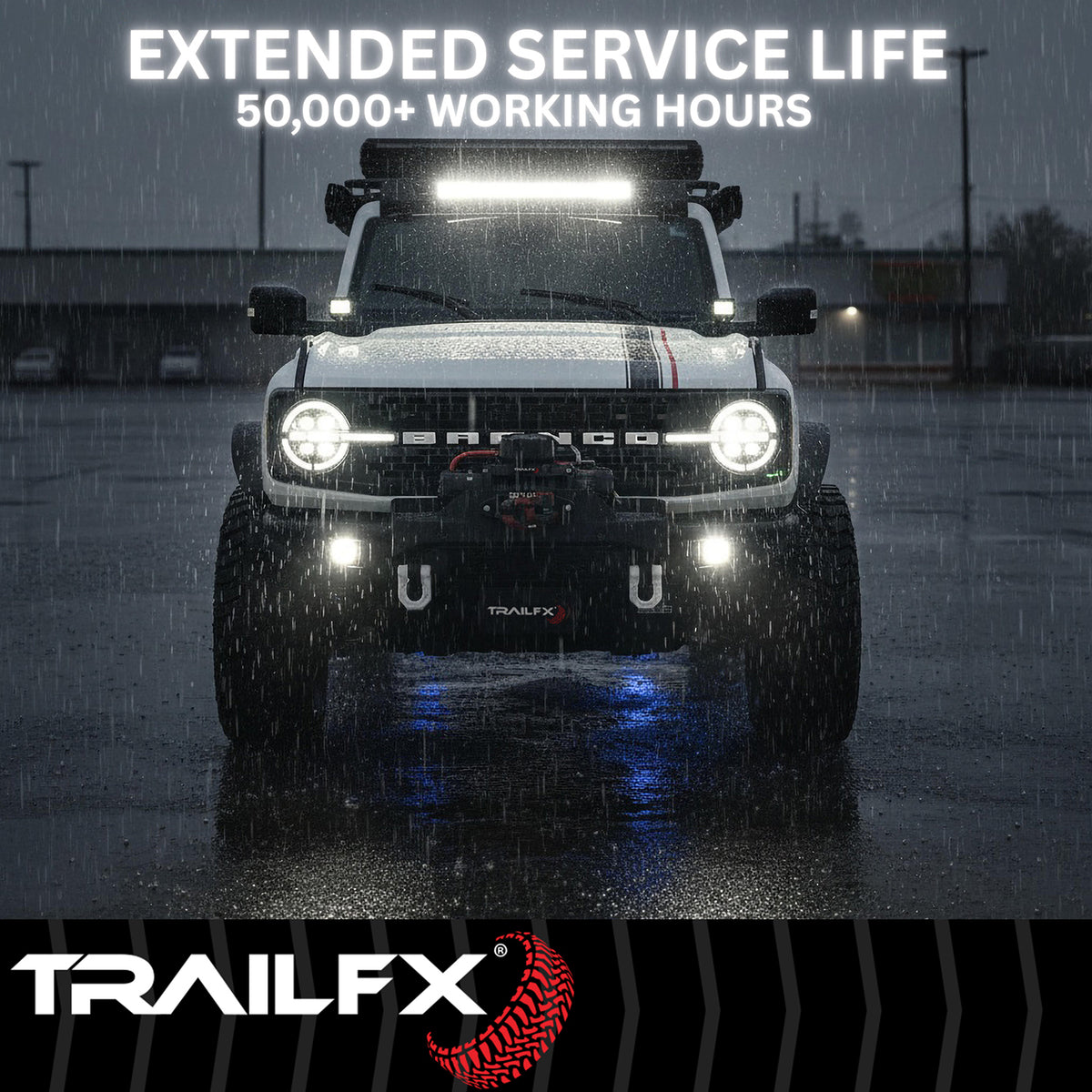 TrailFx - 6" Round LED Light- Pair (6SRUTLS2)
