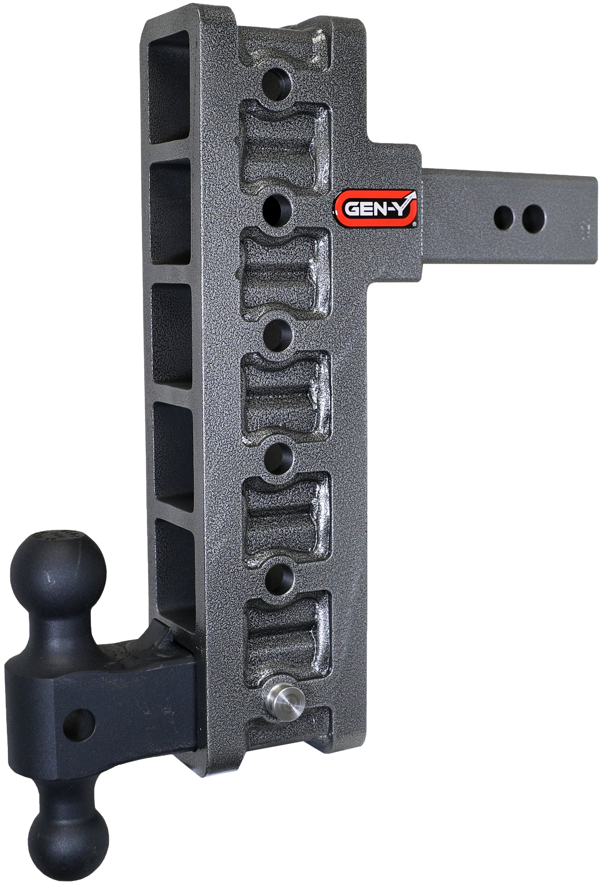 GEN-Y - Hitch GH-1916 2.5" Shank 12" Offset Drop 3.5K TW 32K Hitch & GH-0161 Versa-Ball - GH-1916