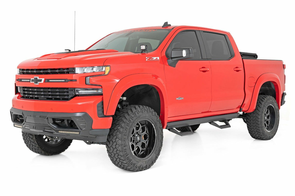 Rough Country - SRX2 Adj Aluminum Step - Crew Cab - Chevy GMC 1500 2500HD (19-24) - 11003A