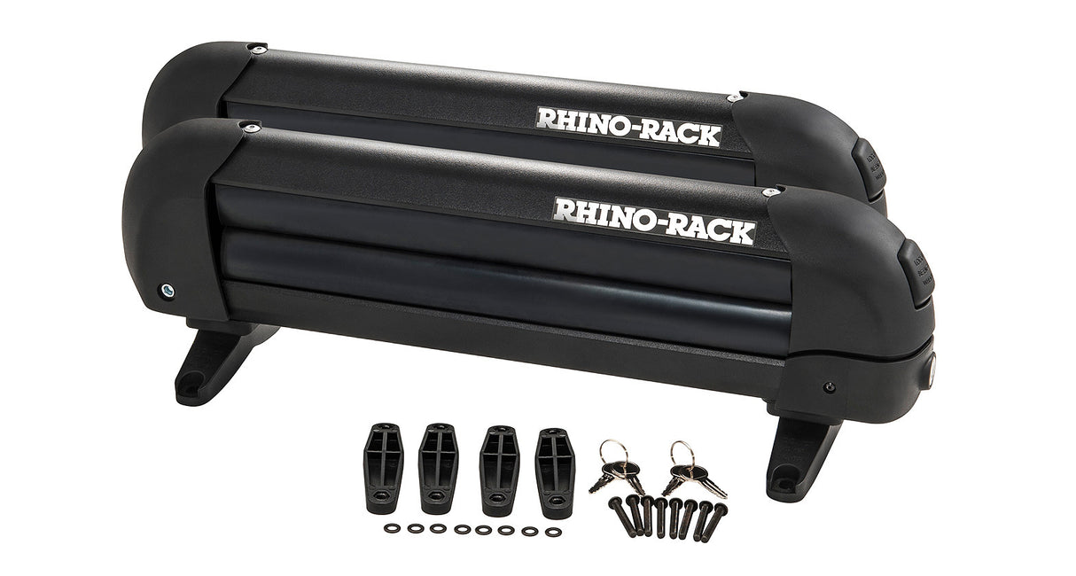 Rhino Rack - Roof Top Ski and Snowboard Carrier - 3 skis or 2 snowboards - 573
