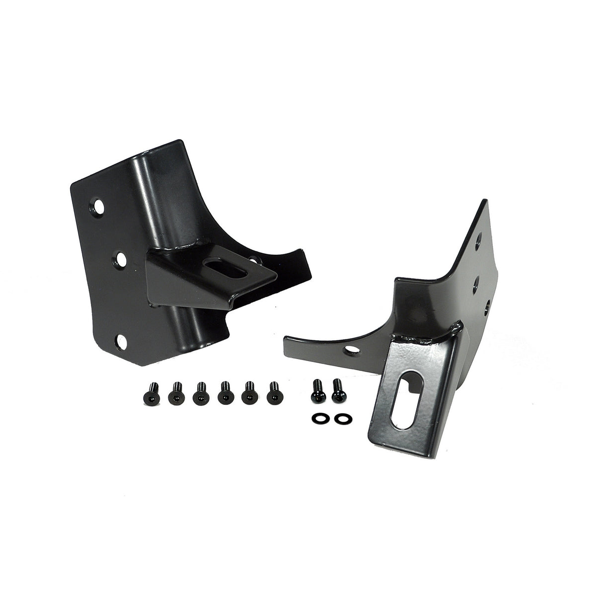 Rugged Ridge - Rugged Ridge 11027.02 Light Mount Bracket Kit, Windshield; 97-06 Jeep Wrangler TJ - 11027.02