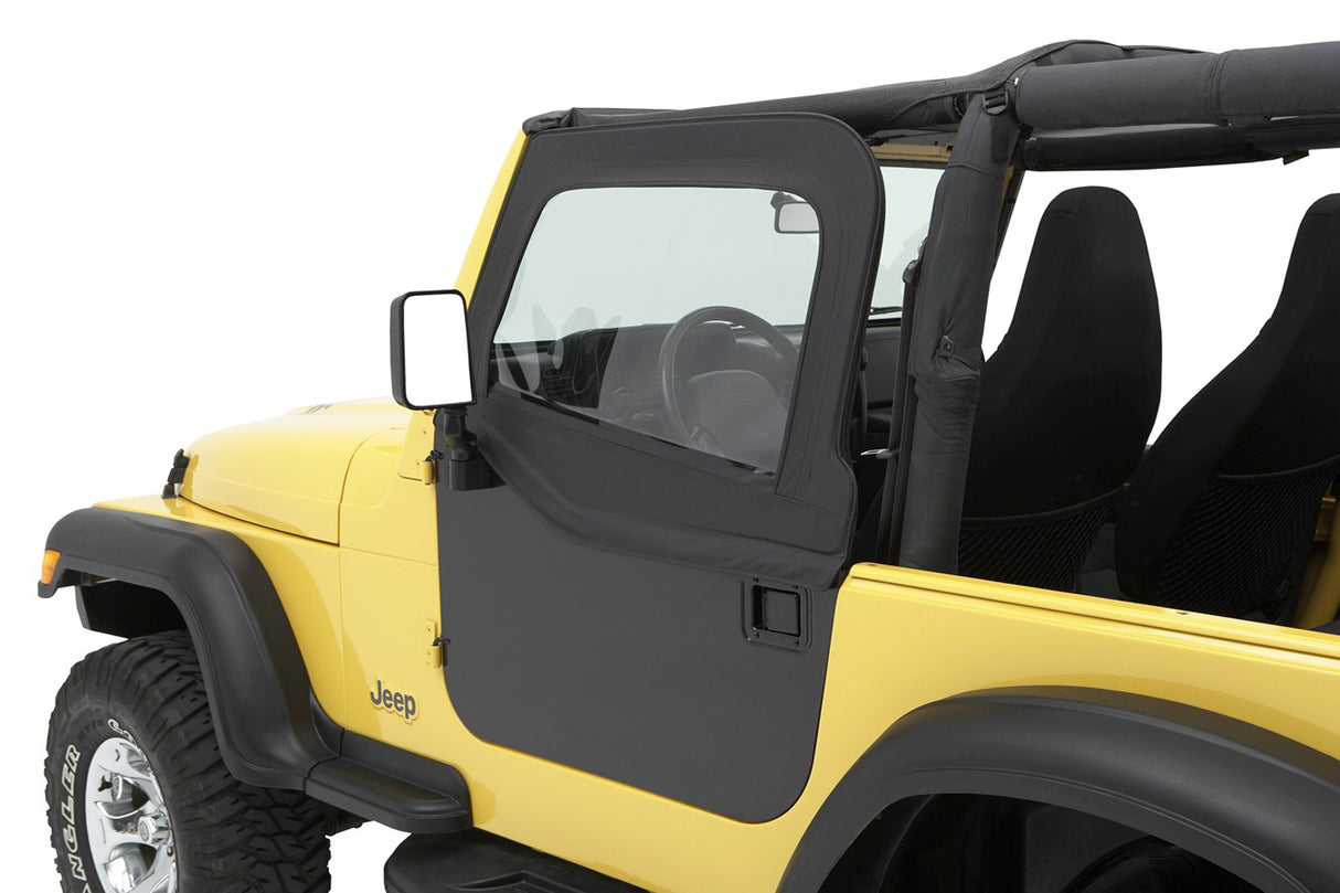 Bestop - 51795-15 - HighRock 4x4 Element Upper Fabric Half Doors