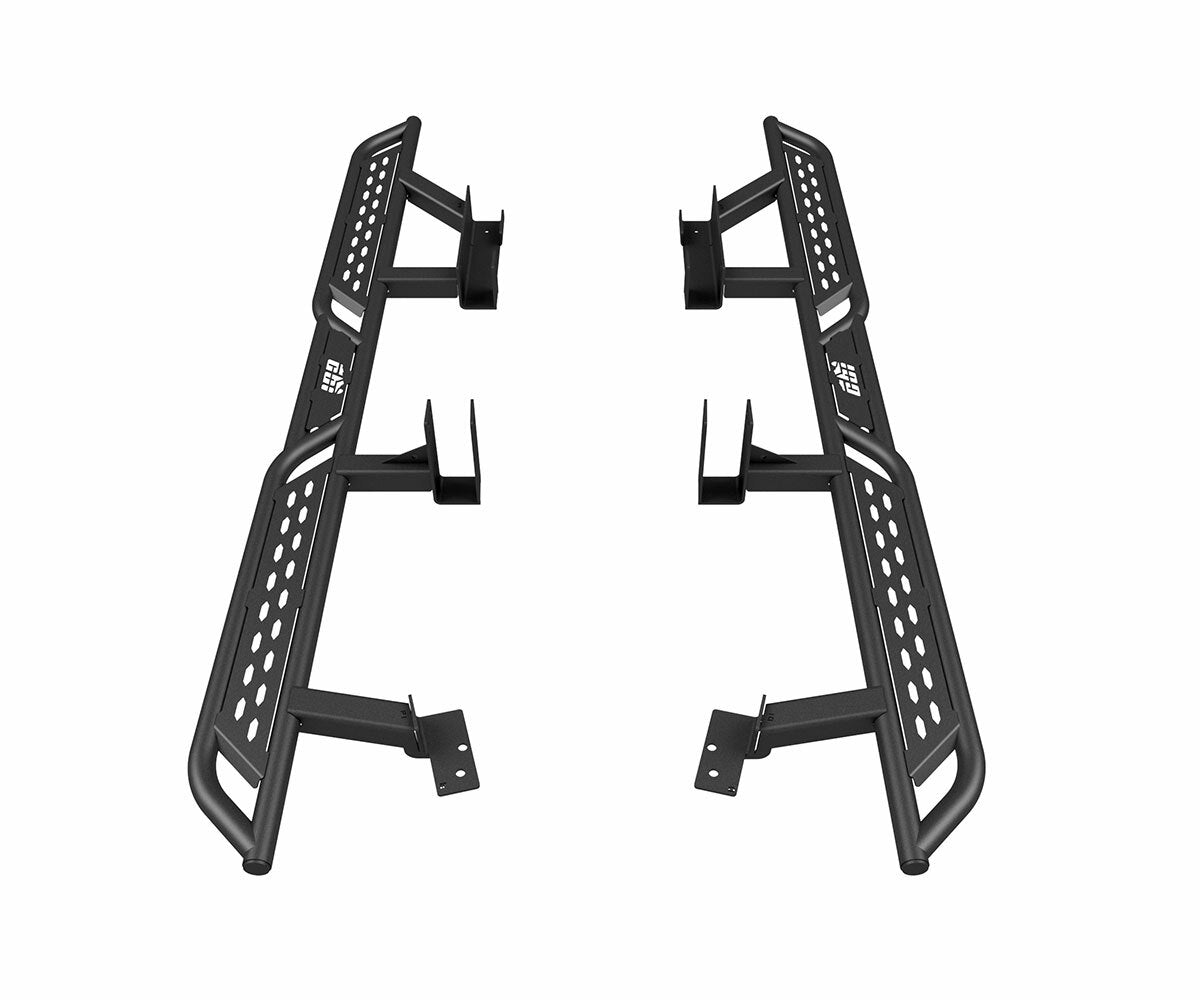 CBI - 3rd Gen Chevy Colorado Rock Sliders | 2023-2025 - Powder Coat Black - 300-000-018-058