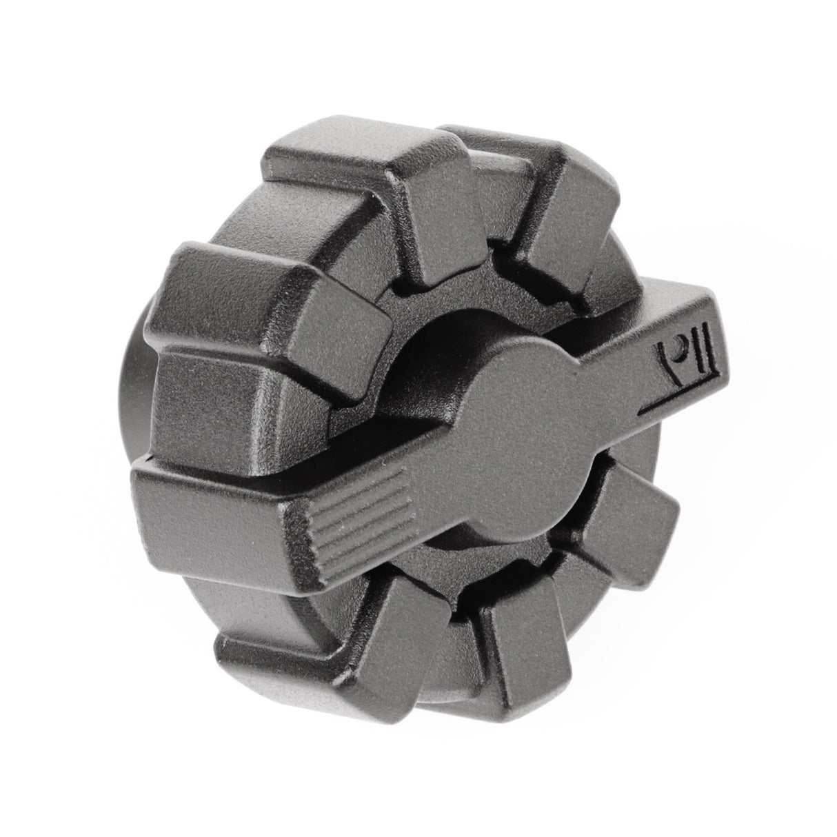 Elite Fuel Cap, Black, Aluminum; 01-21 Jeep Wrangler TJ/LJ/JK/JL/JT
