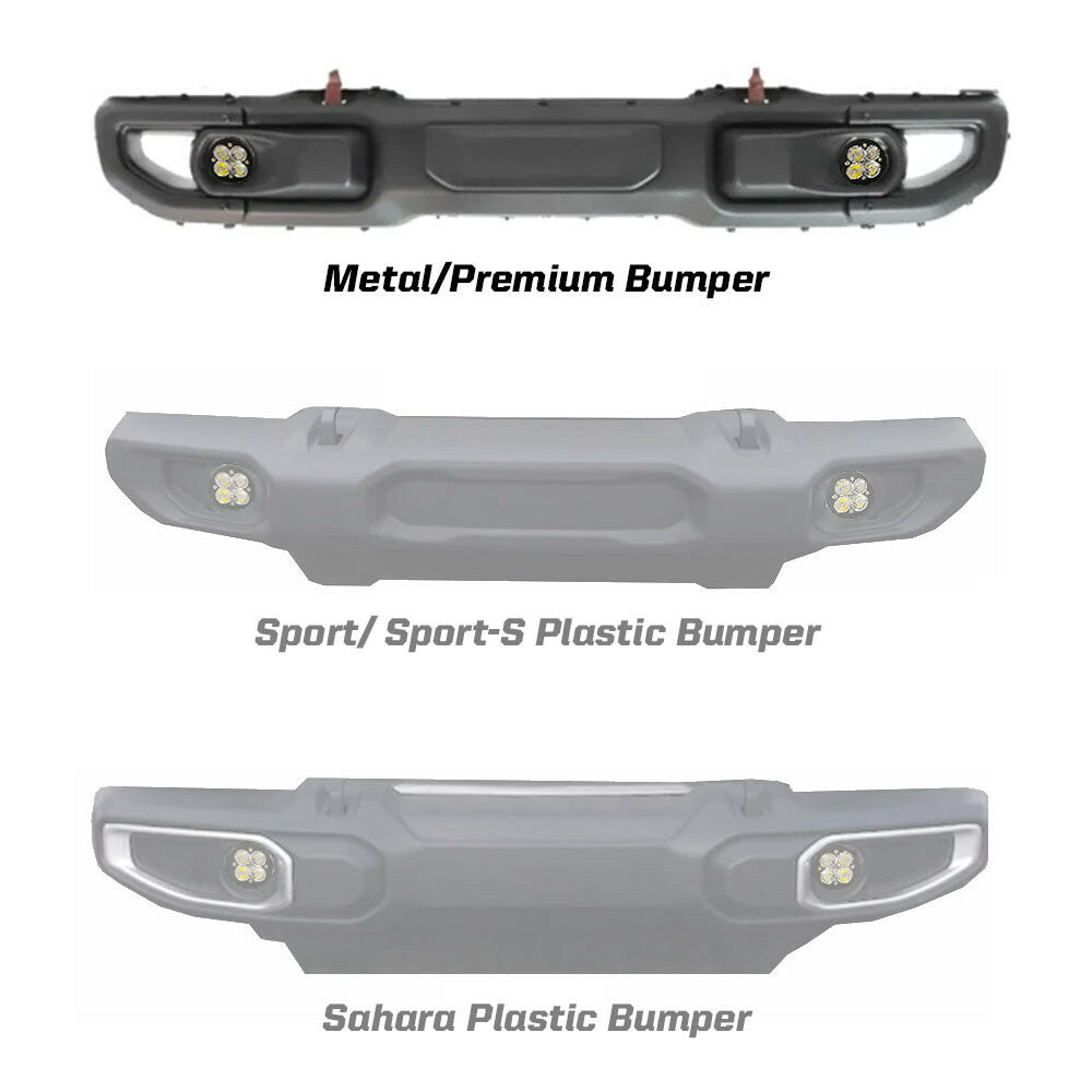 Baja Designs - 447723 - Squadron-R SAE Fog Pocket Light Kit