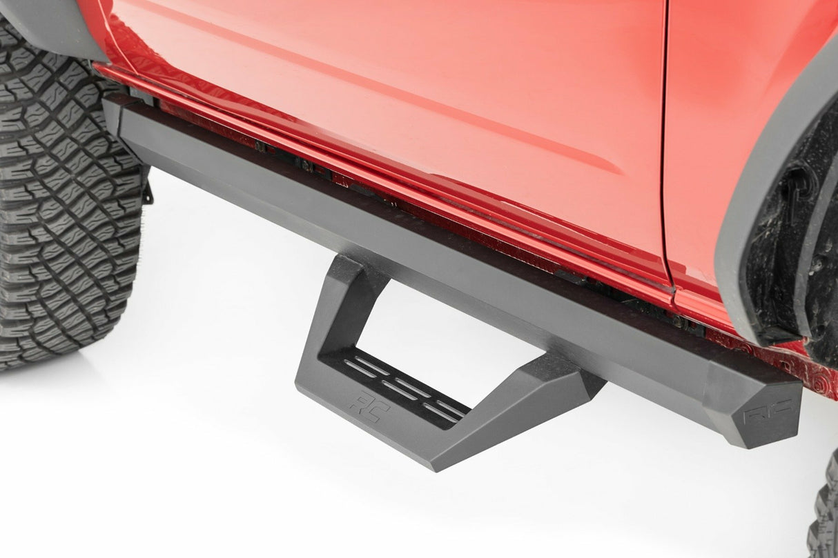 Rough Country - SRX2 Adjustable Aluminum Step - Ford Bronco (2 Door) 4WD (21-23) - 51081