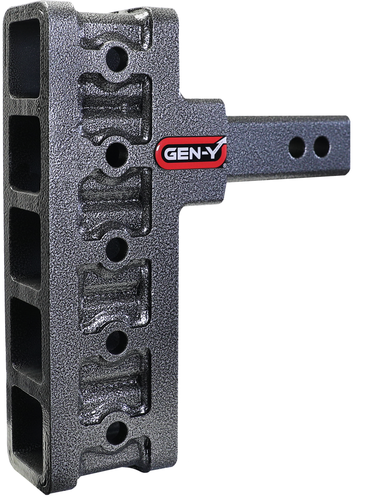 GEN-Y Hitch GH-405 MEGA-DUTY 2" Offset Shank 2.5" Rise 7.5" Drop 1.5K TW 10K Hitch Only