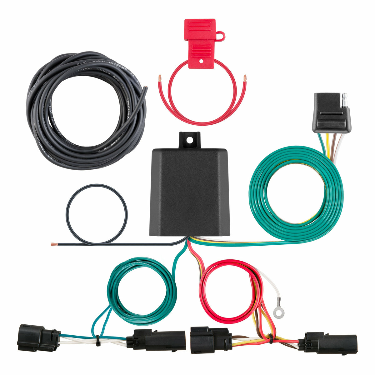 Curt - Custom Wiring Harness, 4-Way Flat Output, Select Ford Escape - 56335