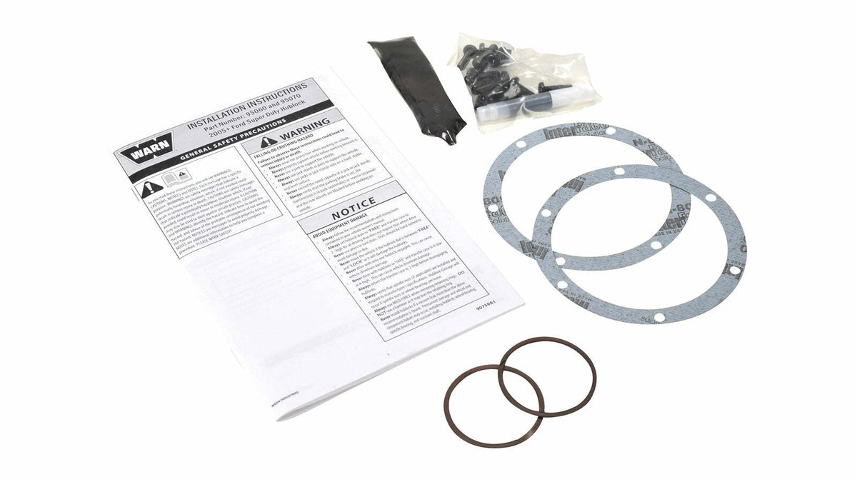 Warn - 95080 Hub Part #95060/ 95070 With Snap Rings Gaskets Retaining Bolts and O-Rings
