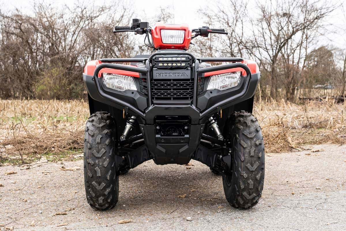 Rough Country - LED Light Kit - Bumper Mount - 6" Black Slimline Pair - Honda Foreman Rancher - 92016