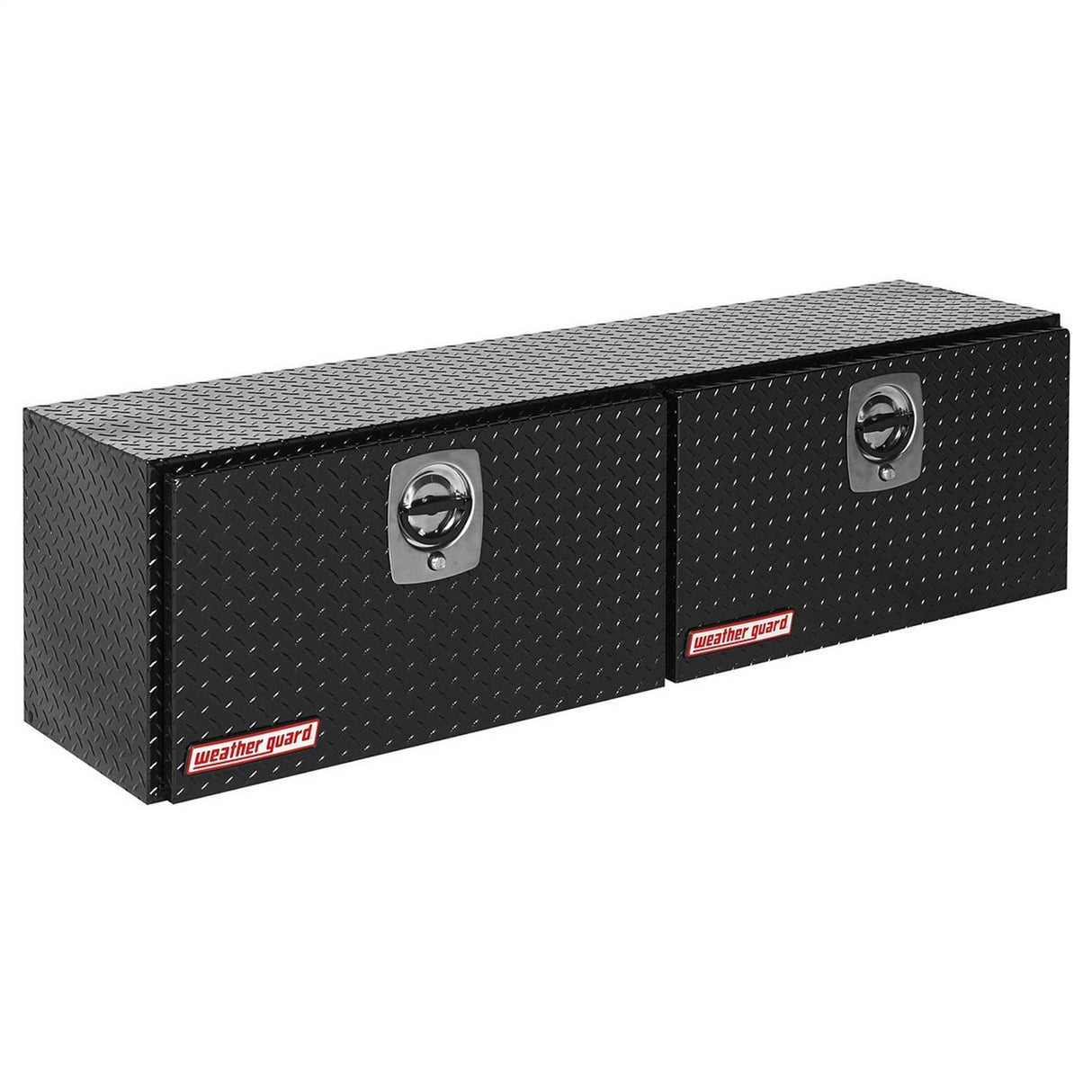 Weather Guard - 64.25" Super Side - Alum, Gloss Black Finish, Truck Box - 365-5-02