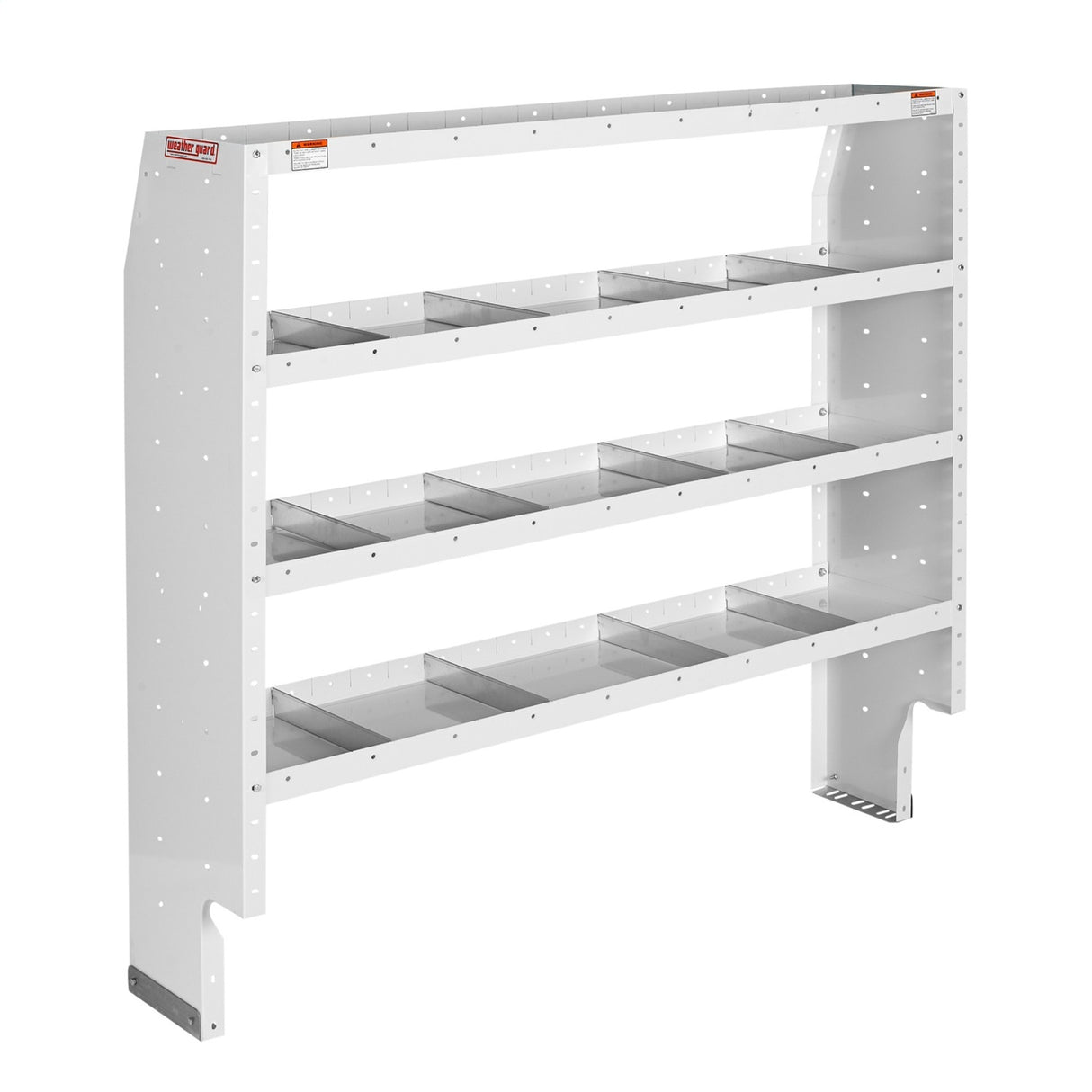 Weather Guard - Heavy Duty Adjustable 4 Shelf Unit, 60 In X 60 In X 16 In - 9366-3-03