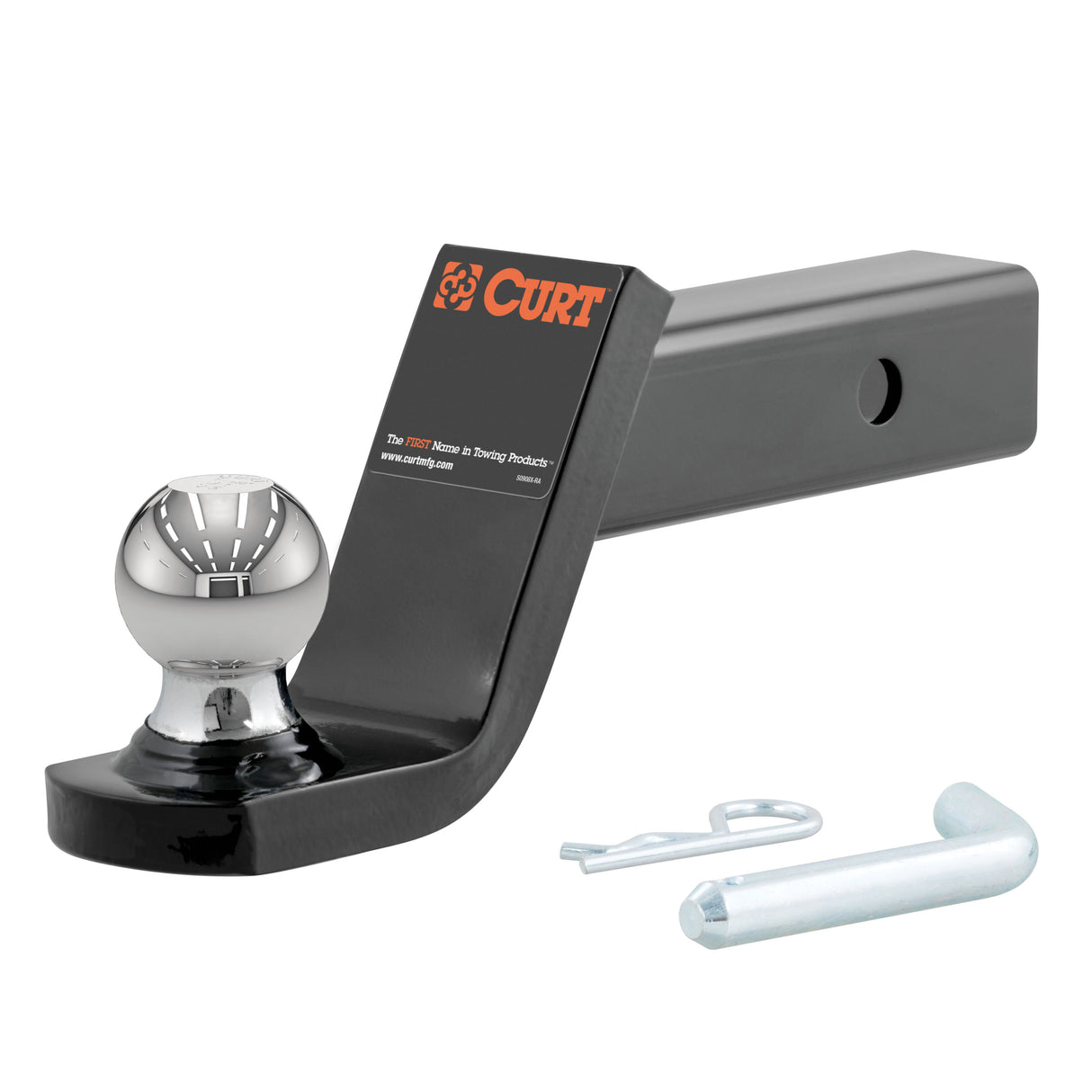 Curt - Fusion Ball Mount with 2" Ball (2" Shank, 7,500 lbs., 4" Drop) - 45154