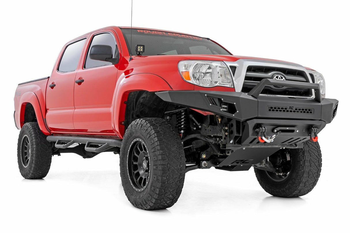 Rough Country - LED Light Kit - Ditch Mount - 2" Black Pair - White DRL - Toyota Tacoma (05-15) - 71089