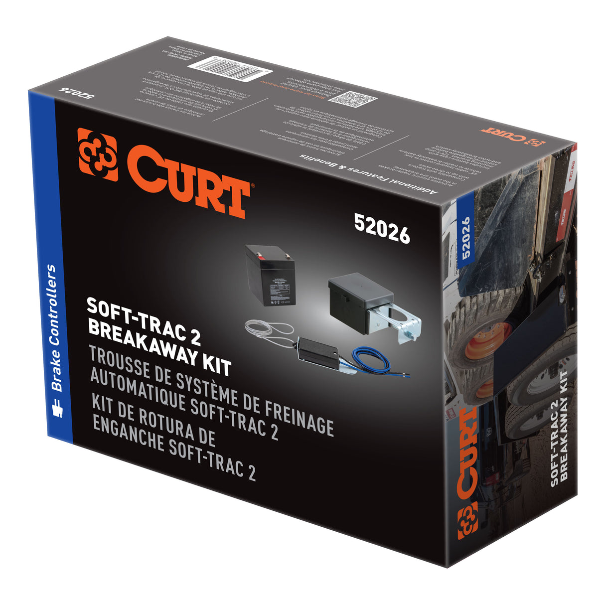 Curt - Soft-Trac 2 Breakaway Kit - 52026