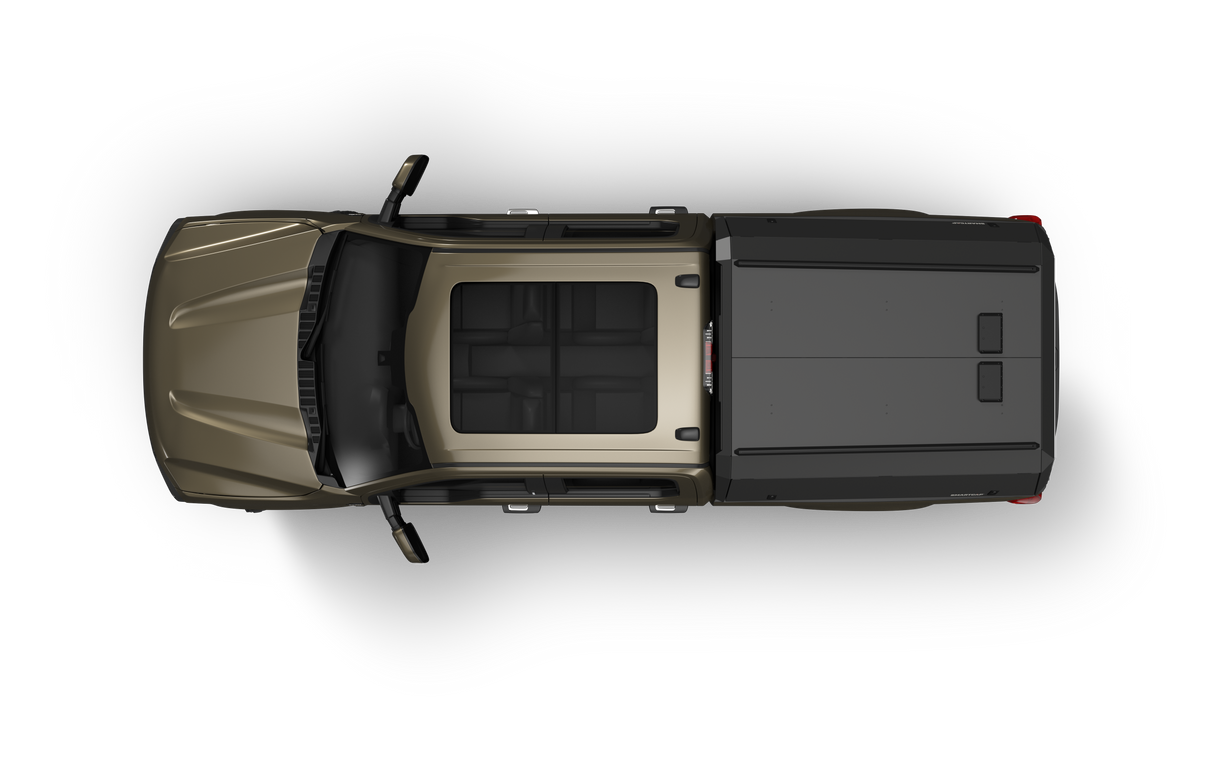 RSI SmartCap - F-250/F-350 Truck Bed Cap Edge Adventure Matte Black 23-26 Ford F-250/F-350 Super Duty 6.5 Foot Standard Bed - EA0336-BN