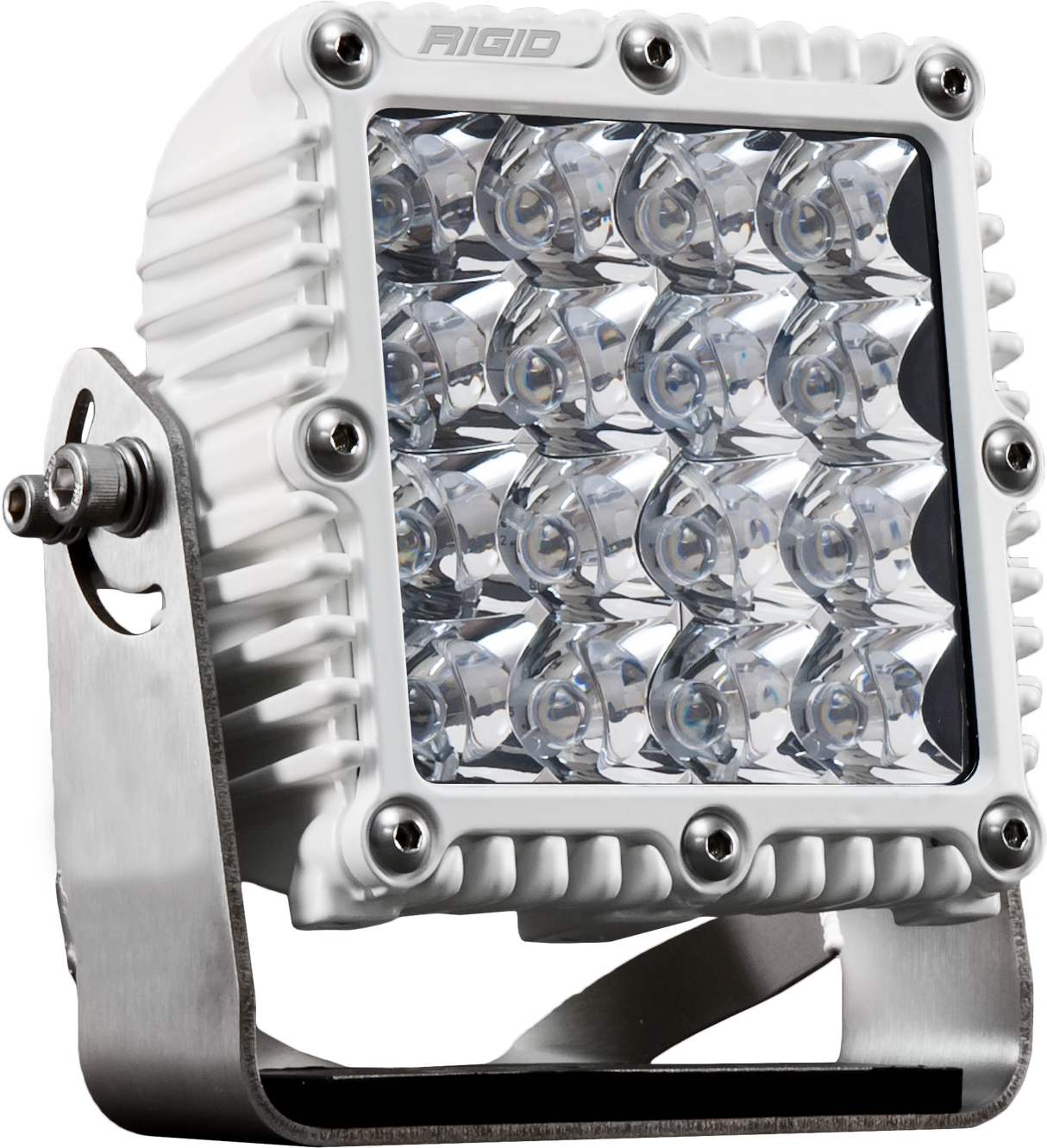 RIGID Industries - 245213 Q-Series PRO LED Light, Spot Optic, White Housing, Single