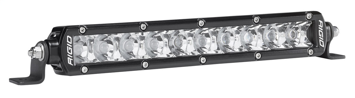 RIGID Industries - 910222 SR-Series PRO LED Light, Spot Optic, Amber, 10 Inch, Black Housing