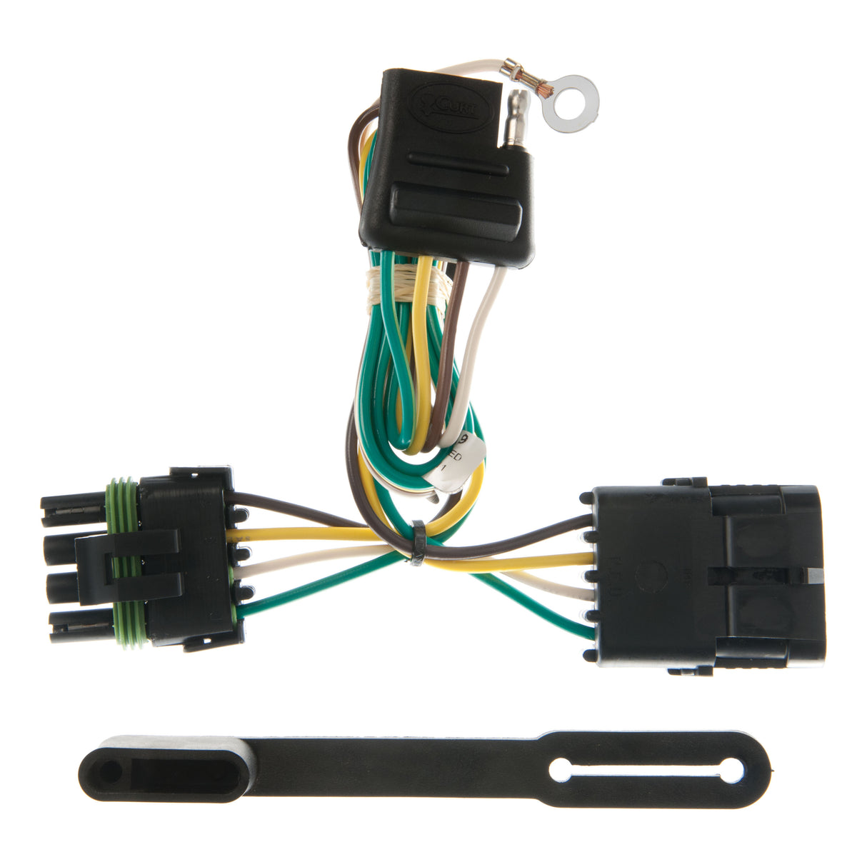 Curt - Custom Wiring, 4-Way Flat, Select C/K Suburban, Blazer, Tahoe, Yukon, Escalade - 55319