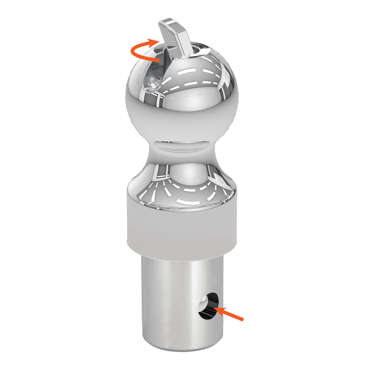 Curt - OEM Puck System 3" Gooseneck Ball, Chevrolet, Ford, GMC, Nissan, Ram (30K) - 60628