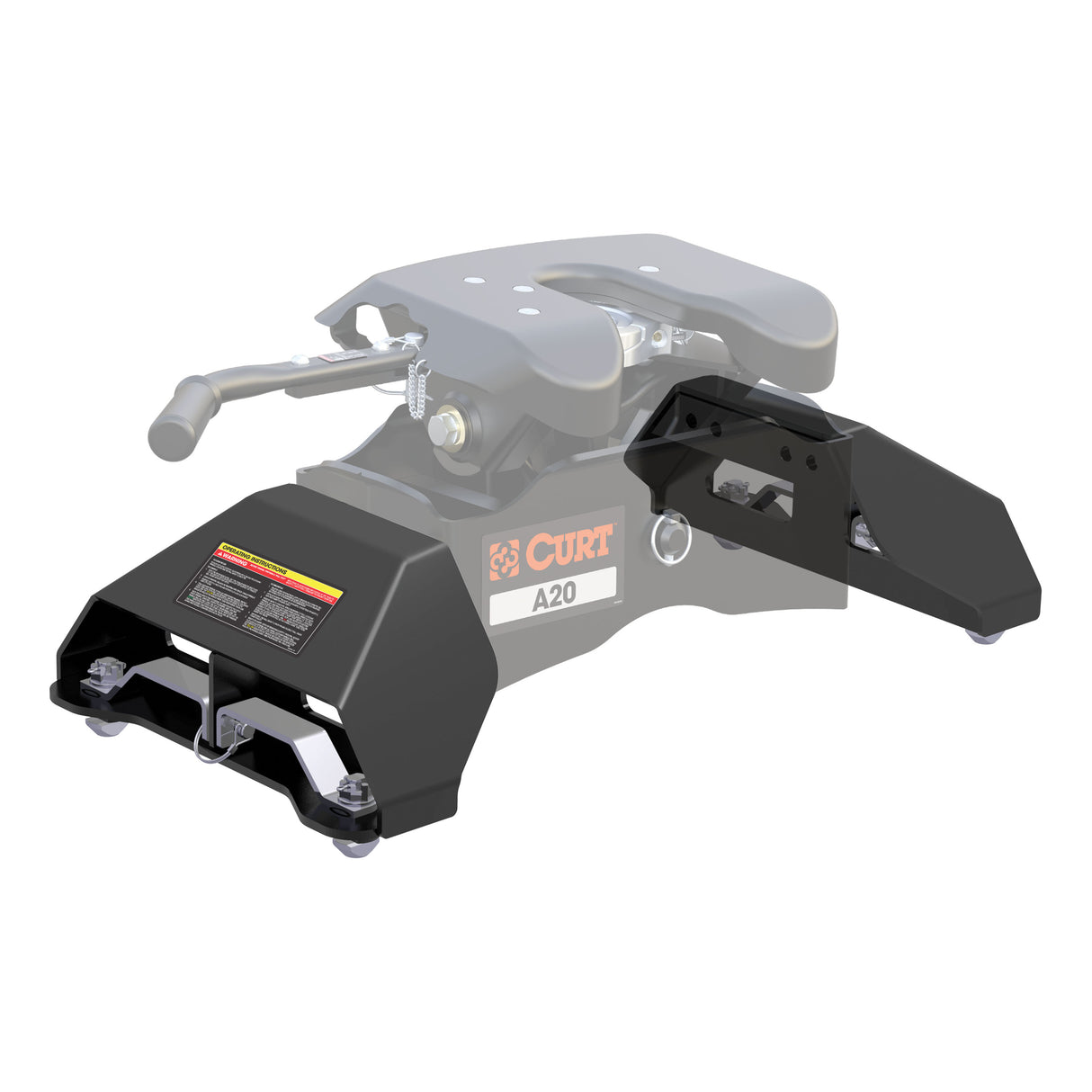 Curt - Puck System 5th Wheel Legs, Select Ford F-250, F-350, F-450, 8' Bed, 24K - 16017