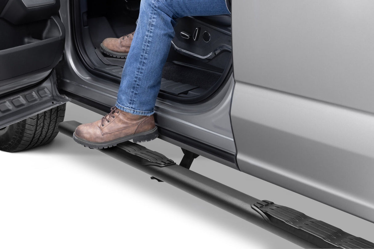 Go Rhino 105415580T - 5" 1000 Series SideSteps With Mounting Bracket Kit - Textured Black