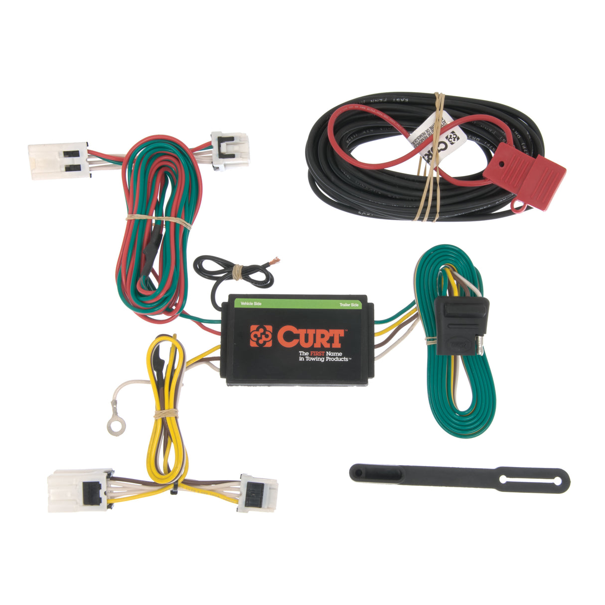 Curt - Custom Wiring Harness, 4-Way Flat Output, Select Nissan NV1500, NV2500, NV3500 - 56148