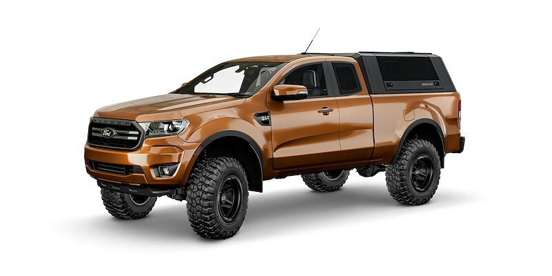 RSI SmartCap - Ranger Truck Bed Cap SmartCapEVO Sport Matte Black For 19-23 Ford Ranger Crew Cab 5 Foot Short Bed SmartCap - EV0303-MB